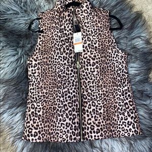 Brand New Michael Kors Cheetah Vest